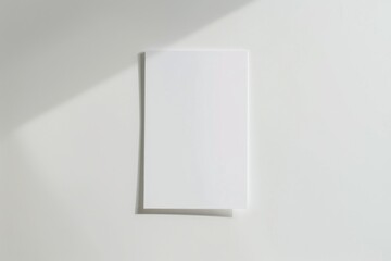 Blank paper mockup created with Generative AI