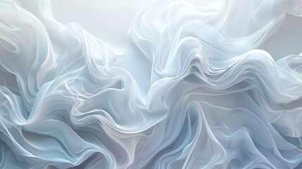 Fototapeta premium Ethereal Fabric Waves