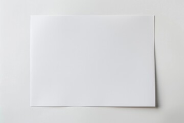 Blank paper mockup created with Generative AI