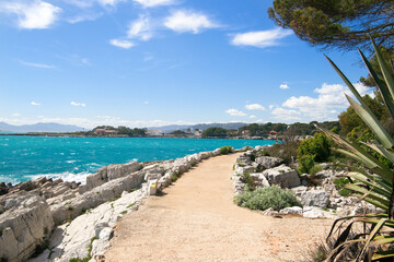The Tirepoil footpath in Cap d'Antibes