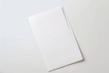 Blank paper mockup created with Generative AI