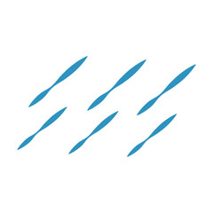 Fototapeta premium Weather icon set cute