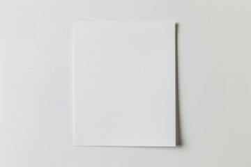 Blank paper mockup created with Generative AI