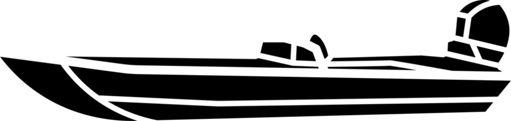 Jon Boat Illustration