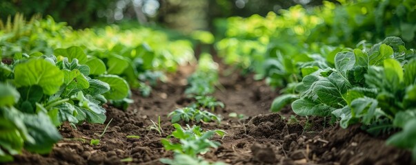 The sustainability of food systems is bolstered by regenerative agriculture practices, with a strong emphasis on improving soil health. - obrazy, fototapety, plakaty