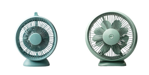 set of fan isolated on transparent background