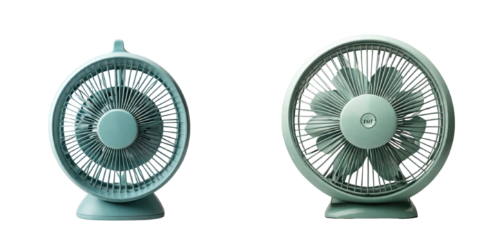 set of fan isolated on transparent background - Powered by Adobe