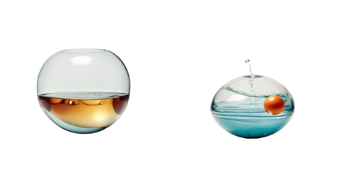 set of float isolated on transparent background