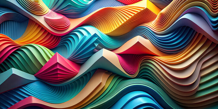 patterns abstraction, layers, wallpaper 3D style, colors, shapes, graphics, design, illustration, graphic image, layers,generated by ai, graphics, wallpaper, shape figures, textile, design, 3d, 
