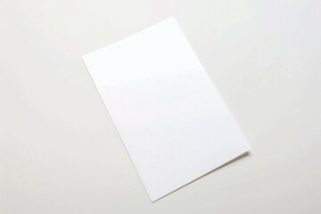 Blank paper mockup created with Generative AI