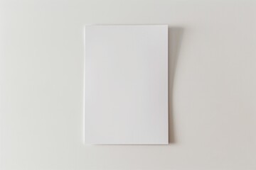 Blank paper mockup created with Generative AI