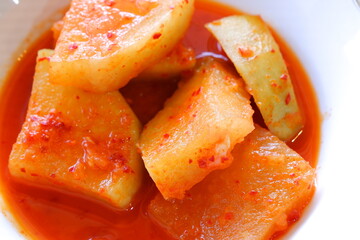 大根キムチのカクテキ
