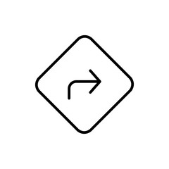 direction line icon