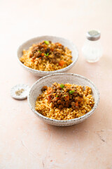 Couscous with beef ragout