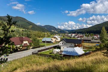 The village of Botos in Romania