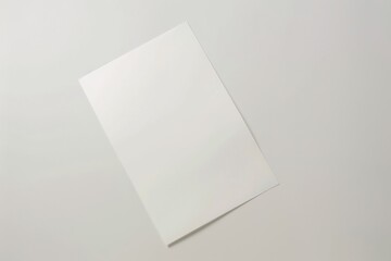 Blank paper mockup created with Generative AI - obrazy, fototapety, plakaty