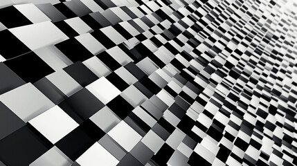 Precision squares in grayscale, vector background ideal for sleek, modern aesthetics. - obrazy, fototapety, plakaty