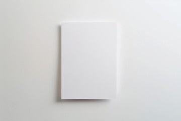 Blank paper mockup created with Generative AI
