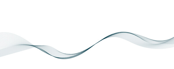 Abstract vector background with blue wavy lines. Blue wave background. Blue lines vector illustration. Curved wave. Abstract wave element for design.
