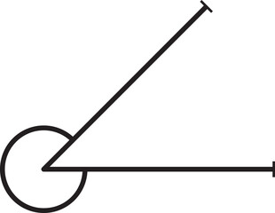 reflex angle vector outline