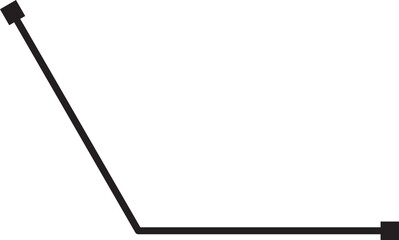 obtuse angle vector outline