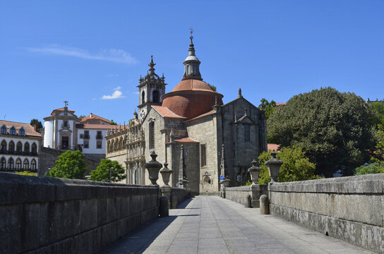 Vista do centro da cidade de Amarante, Portugal