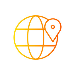 globe gradient icon