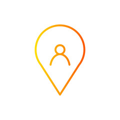 location gradient icon