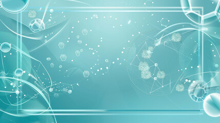 Fresh aquamarine vector art with dot accents, great for aquatic sports technology.