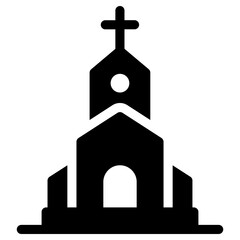catholic icon, simple vector design