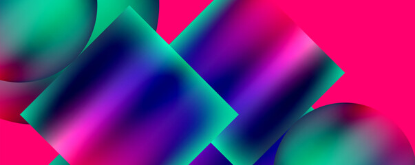 Vibrant colors of purple, violet, magenta, and electric blue blend in a symmetrical pattern on a closeup abstract background, creating an artistic and colorful event