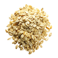 Obraz premium close-up of oat flakes png