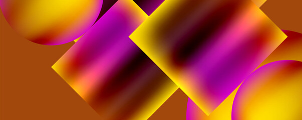 a colorful abstract background with a purple , yellow , and orange gradient . High quality