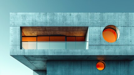 modern architecture - illustration - ai generated