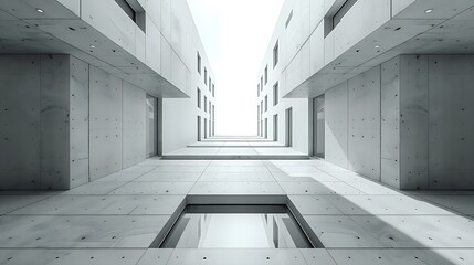 unusual architecture - illustration - ai generated
