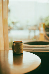 Pottery,Pottery in tropical monsoon weather conditions and high temperatures like in Vietnam. When you put construction ceramics in water, you will see small bubbles emerge.