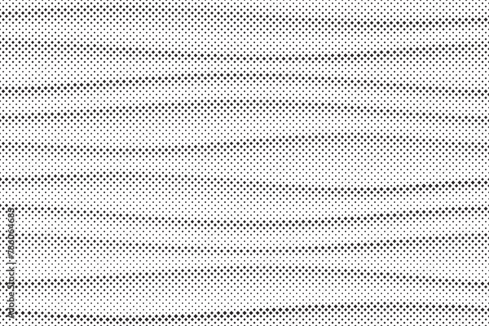 Poster ackground with squares halftone dots. Halftone vector background. Monochrome halftone pattern. Abstract geometric dots background. Pop Art comic background for website, card, poster.