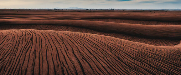 obrown dune landscape