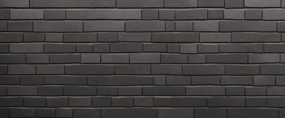 Dark black anthracite rustic brick wall texture wall paper graphic