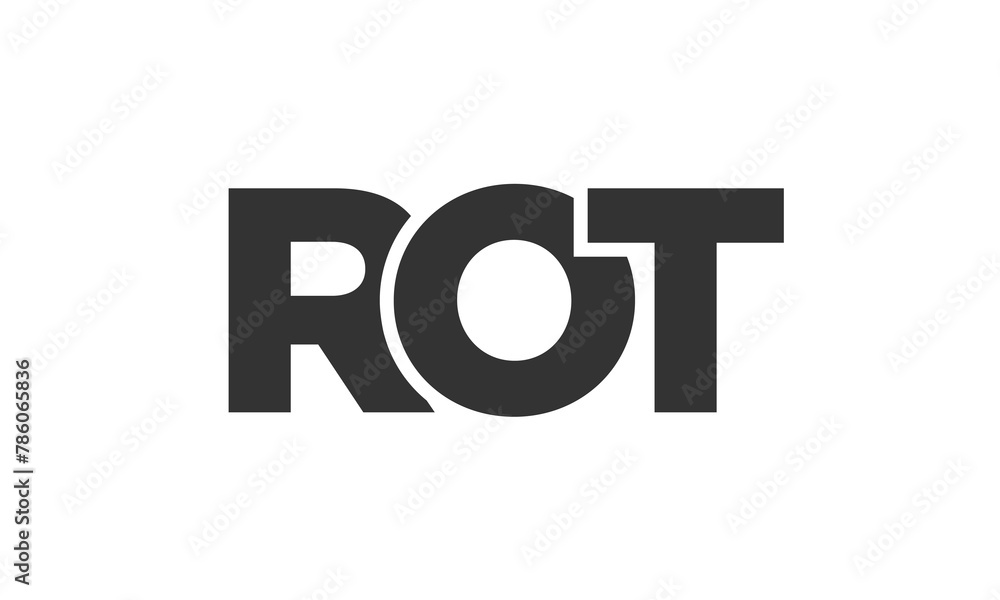 Fototapete rot logo design template with strong and modern bold text. initial based vector logotype featuring s