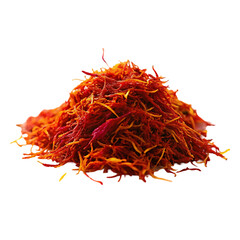 Fototapeta premium Saffron isolated on transparent background