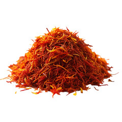 Naklejka premium Saffron isolated on transparent background