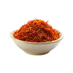 Fototapeta premium Saffron isolated on transparent background