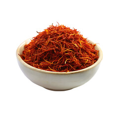 Fototapeta premium Saffron isolated on transparent background