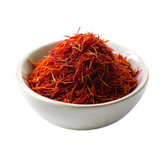 Fototapeta premium Saffron isolated on transparent background