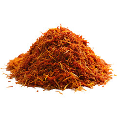 Fototapeta premium Saffron isolated on transparent background