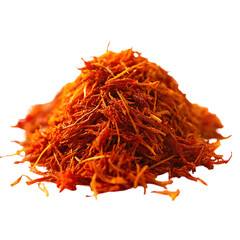 Fototapeta premium Saffron isolated on transparent background