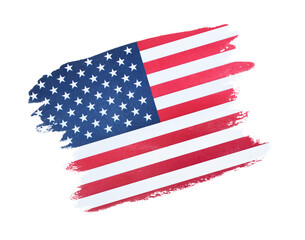 Grunge USA flag. American flag with grunge texture. - 786068675