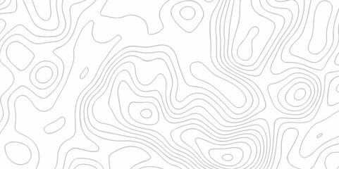 Black and white lines seamless Topographic map patterns, topography line map. Vintage outdoors style. The stylized height of the topographic map contour in lines and contours isolated on transparent. - obrazy, fototapety, plakaty