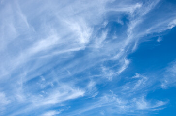 White clouds in blue sky. - 786070656